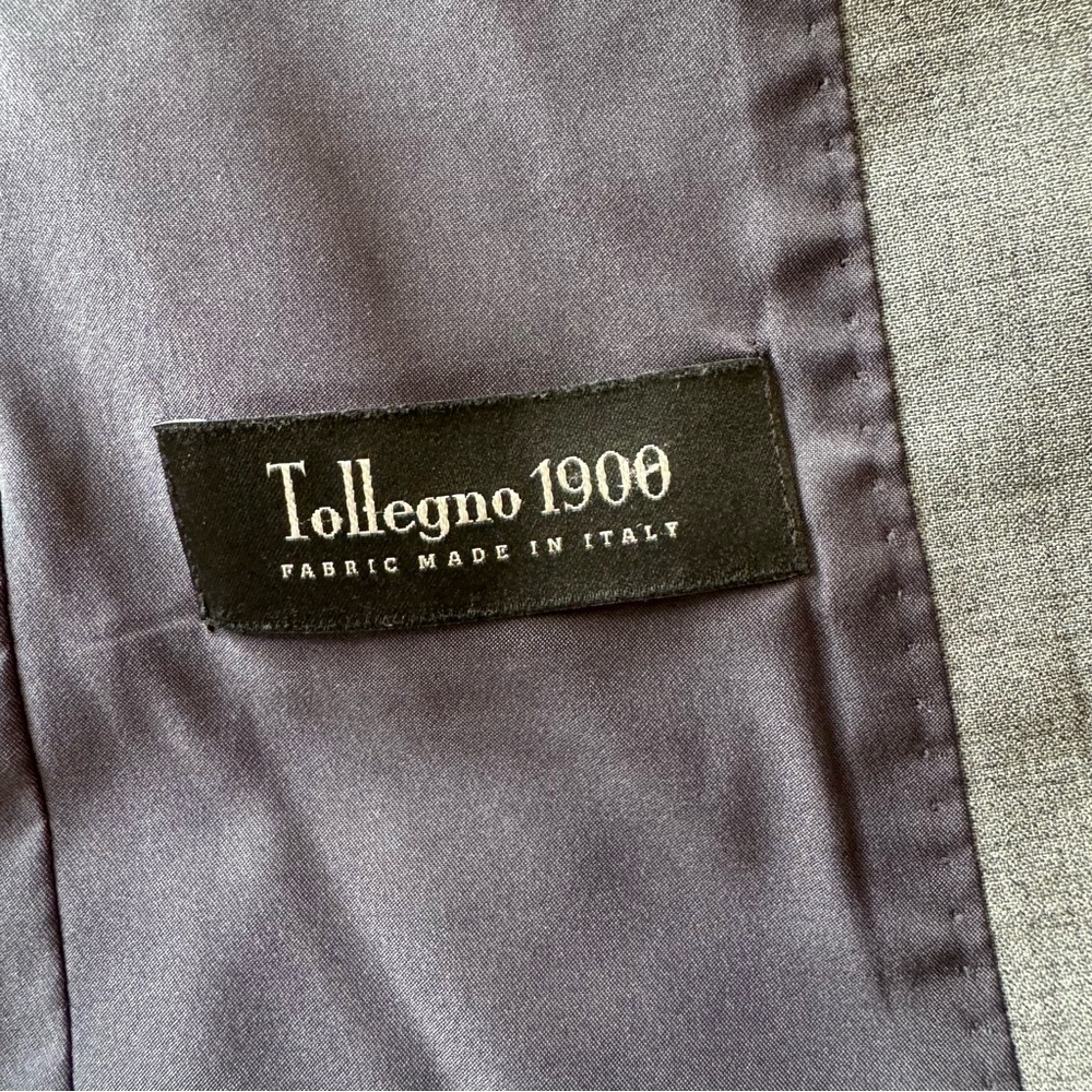 J CREW Campbell blazer gray wool Tollegno 1900 made in Italy Bi-Stretch Size 2 - Picture 11 of 12
